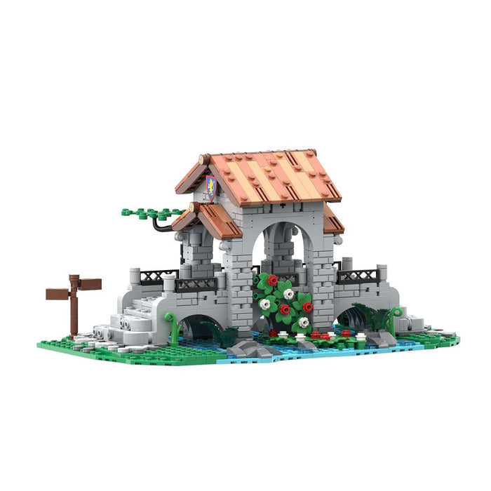MOC - 161587 Lion Knights' Bridge Klemmbausteine - LesDiy - Klemmbausteine