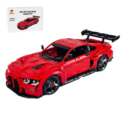 MOC - 161785 BMW M4 GT3 Klemmbausteine - LesDiy - Klemmbausteine