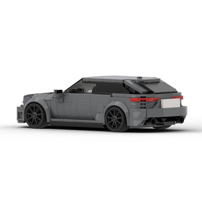 MOC - 163459 Audi RS6 Avant 2019 - 8 stud wide Klemmbausteine - LesDiy - Klemmbausteine