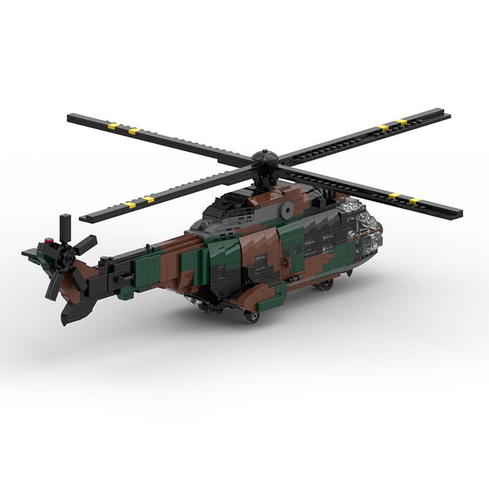 MOC - 167061 AS532 Cougar Klemmbausteine - LesDiy - Klemmbausteine