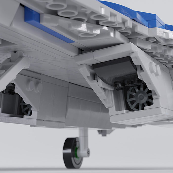 MOC - 170244 Sukhoi Su - 27 Klemmbausteine - LesDiy - Klemmbausteine