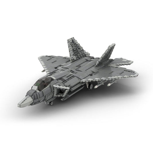 MOC - 172484 F - 22 RAPTOR - 1:35 Scale (v3) Klemmbausteine - LesDiy - Klemmbausteine