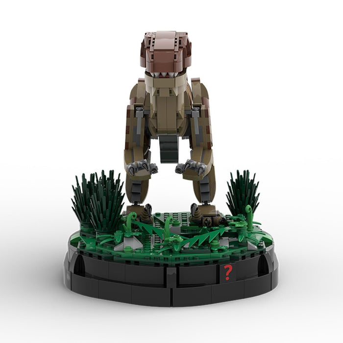 MOC - 175051 Velociraptor Statue Klemmbausteine - LesDiy - Klemmbausteine