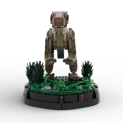 MOC - 175051 Velociraptor Statue Klemmbausteine - LesDiy - Klemmbausteine
