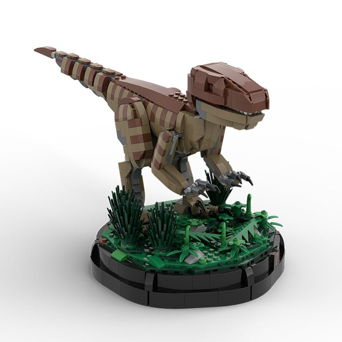 MOC - 175051 Velociraptor Statue Klemmbausteine - LesDiy - Klemmbausteine