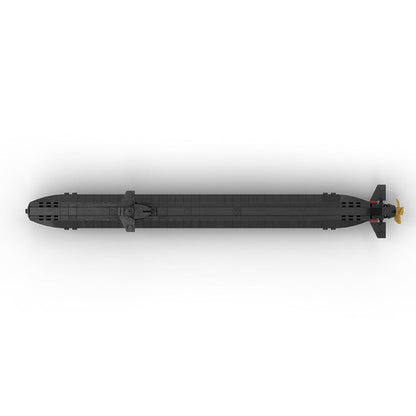 MOC - 178041 Los Angeles Class | Nuclear Submarine - 1:300 Scale Klemmbausteine - LesDiy - Klemmbausteine