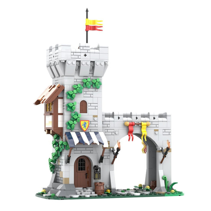 MOC - 204044 Lion Knight's Modular Town Gate Klemmbausteine - LesDiy - Klemmbausteine