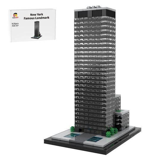 MOC - 219954 Seagram Building 1:800 Scale Klemmbausteine - LesDiy - Klemmbausteine