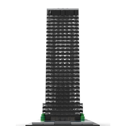 MOC - 219954 Seagram Building 1:800 Scale Klemmbausteine - LesDiy - Klemmbausteine