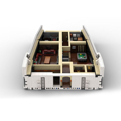 MOC - 230069 1/38 Scale Ultra MEGA Yacht - Part 5 Module 12 Deck 2 Bow 1 Klemmbausteine - LesDiy - Klemmbausteine
