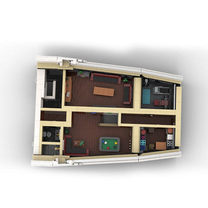 MOC - 230069 1/38 Scale Ultra MEGA Yacht - Part 5 Module 12 Deck 2 Bow 1 Klemmbausteine - LesDiy - Klemmbausteine