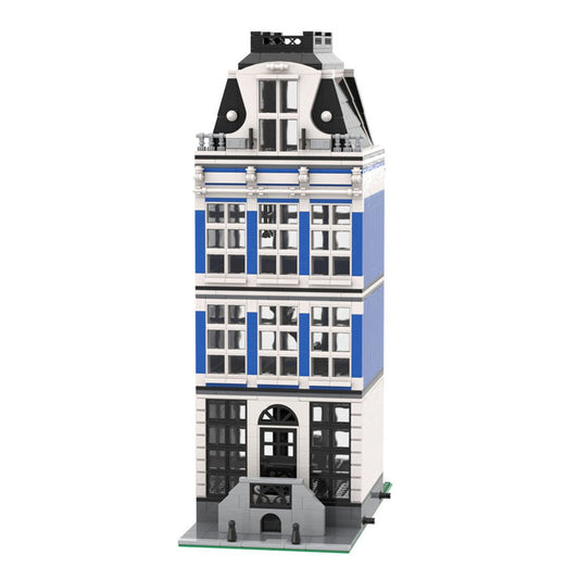 MOC - 48643 Modular Building - Amsterdam Canal House Nr 3 - LesDiy - Klemmbausteine