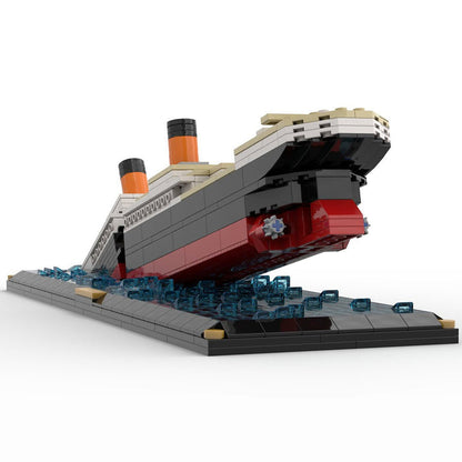 MOC - 51466 Titanic Sinken Szene - LesDiy - Klemmbausteine