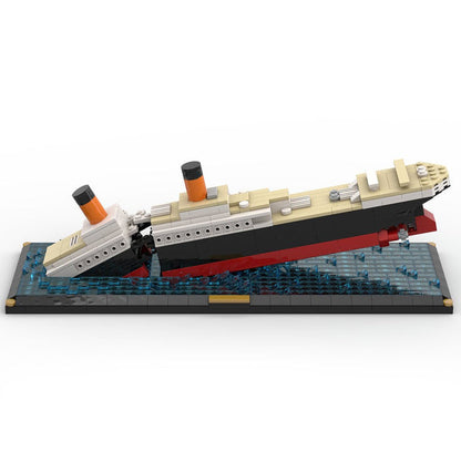 MOC - 51466 Titanic Sinken Szene - LesDiy - Klemmbausteine