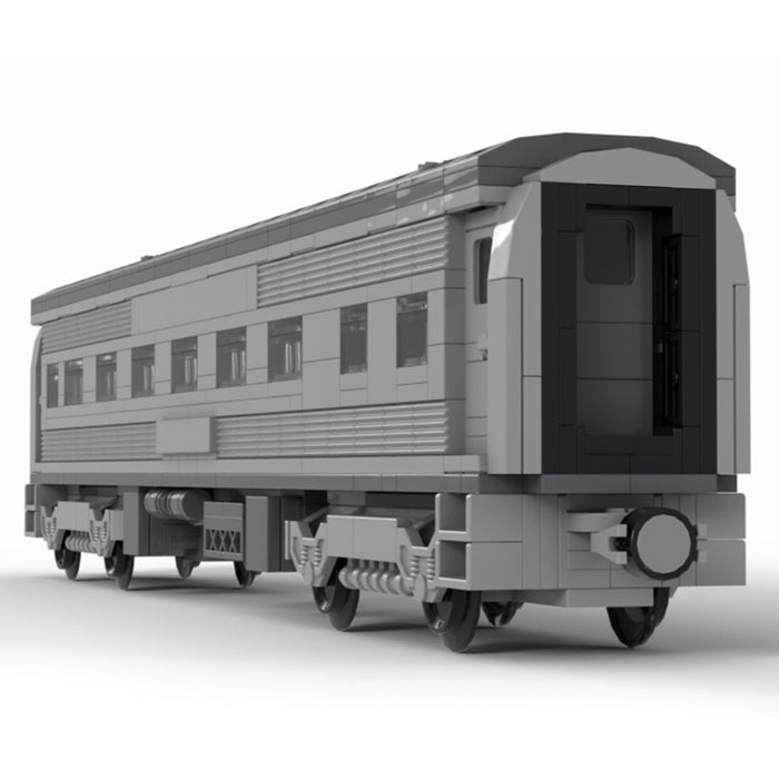 MOC 6wide Santa Fe Passenger Train Carriages - LesDiy - Klemmbausteine