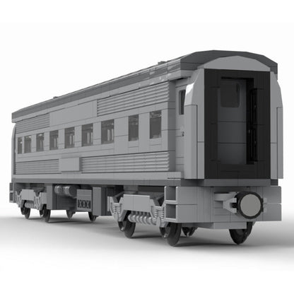 MOC 6wide Santa Fe Passenger Train Carriages - LesDiy - Klemmbausteine