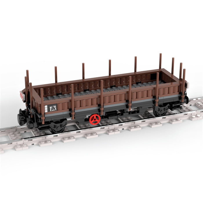 MOC - 81218 Loadable Open Carriage Zug Klemmbausteine - LesDiy - Klemmbausteine