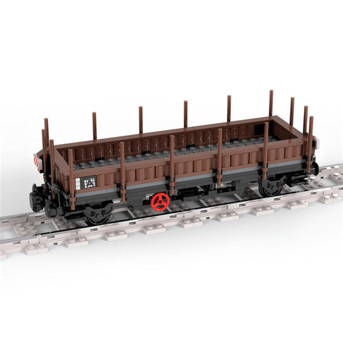 MOC - 81218 Loadable Open Carriage Zug Klemmbausteine - LesDiy - Klemmbausteine