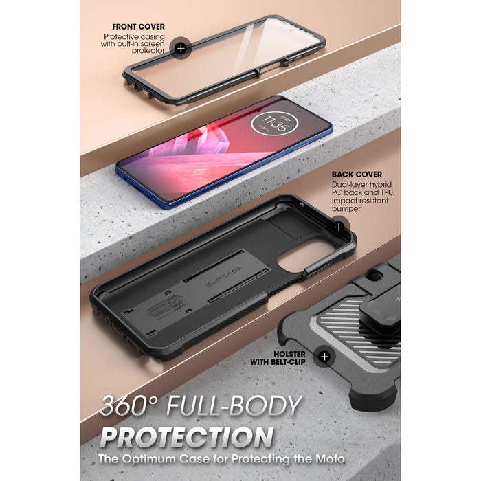 Moto G Stylus (2022) Unicorn Beetle PRO Shockproof Case-Black
