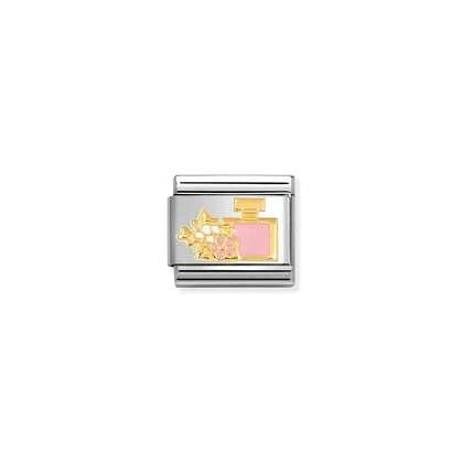 Nomination Classic 18K Gold Perfume With Pink Flower Charm