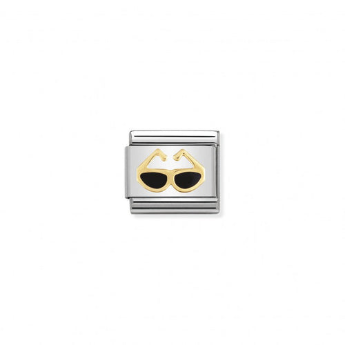 Nomination Classic Link Gold and Enamel Sunglasses Charm