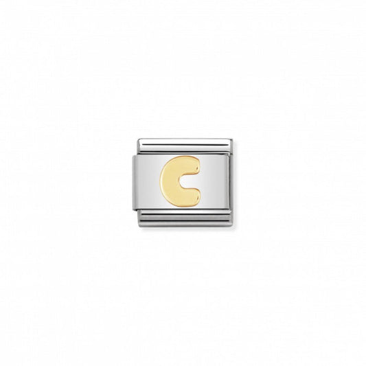 Nomination Classic Link Gold Letter C Charm