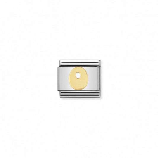 Nomination Classic Link Gold Letter O Charm