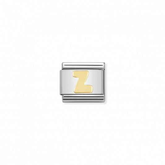 Nomination Classic Link Gold Letter Z Charm