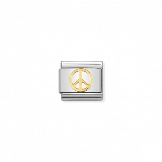 Nomination Classic Link Gold Peace Charm