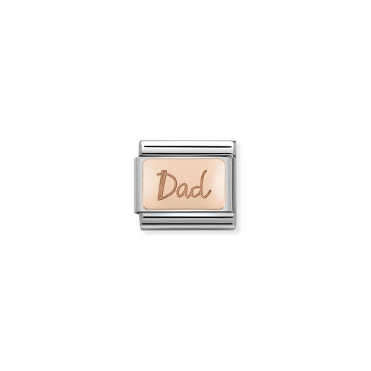 Nomination Classic Link s 9K Rose Gold Dad