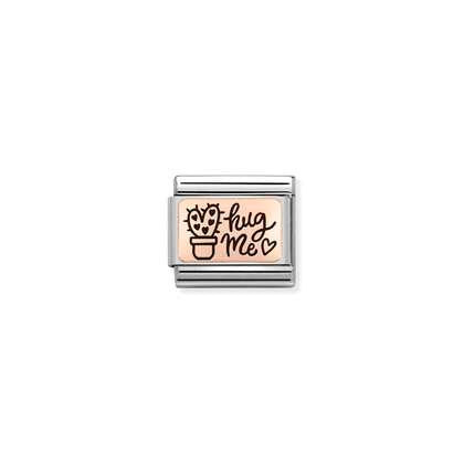 Nomination Classic Rose Gold Charm -Hug Me
