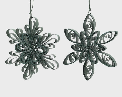 Paper Flower Hanging Decoration - Rosemary Green