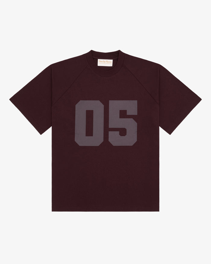 Raglan Tee - Burgundy