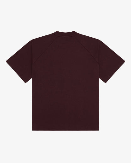 Raglan Tee - Burgundy