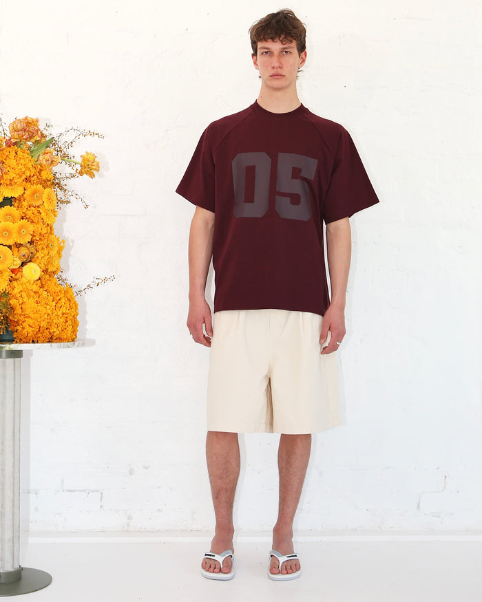 Raglan Tee - Burgundy