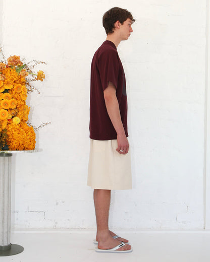 Raglan Tee - Burgundy