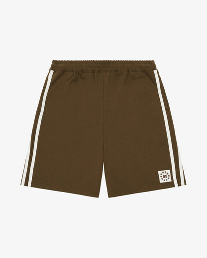 Relaxed Track Short - Brown