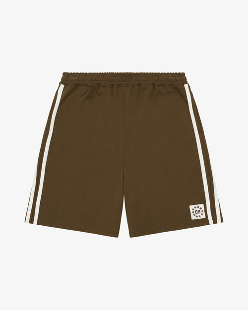 Relaxed Track Short - Brown