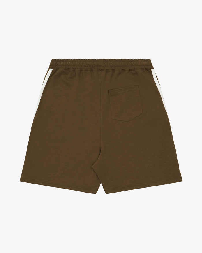 Relaxed Track Short - Brown