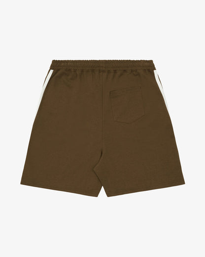Relaxed Track Short - Brown