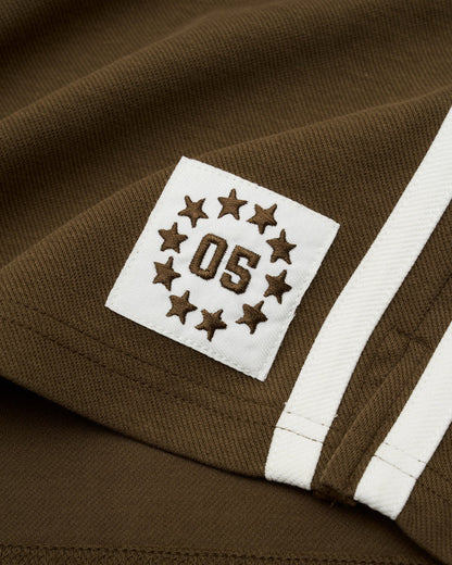 Relaxed Track Short - Brown