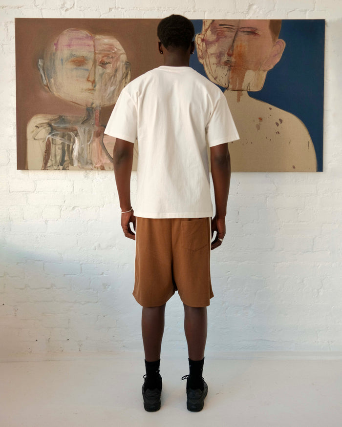 Relaxed Track Short - Brown