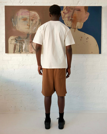 Relaxed Track Short - Brown