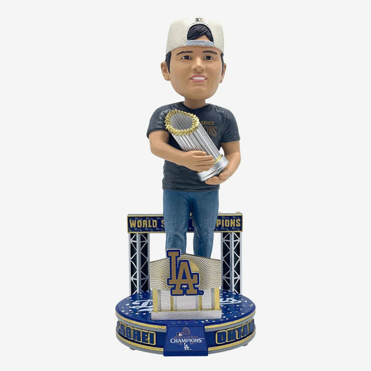 Shohei Ohtani Los Angeles Dodgers 2024 World Series Champions Podium Bobblehead