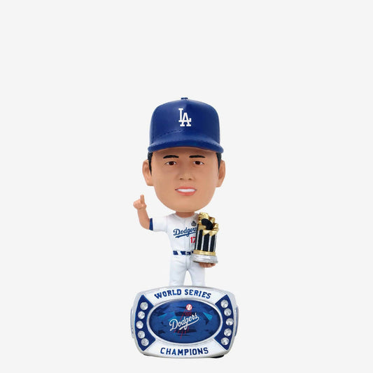 Shohei Ohtani Los Angeles Dodgers 2024 World Series Ring Base Bighead Bobblehead