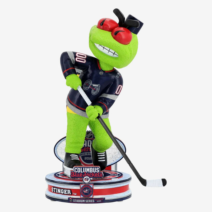 Stinger Columbus Blue Jackets 2025 NHL Stadium Series NHL Hockey Bobblehead