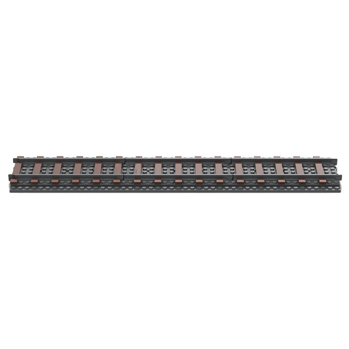 Straight Rail Train Track ×3 - LesDiy - Klemmbausteine