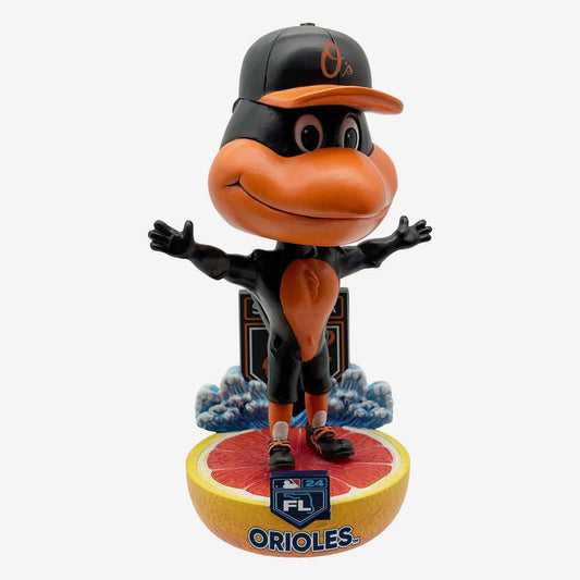 The Oriole Bird Baltimore Orioles Spring Training Grapefruit Bighead Bobblehead