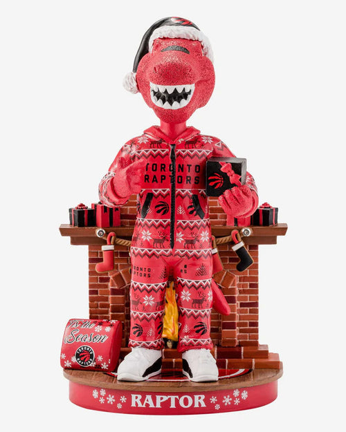 The Raptor Toronto Raptors Holiday Mascot NBA Basketball Bobblehead